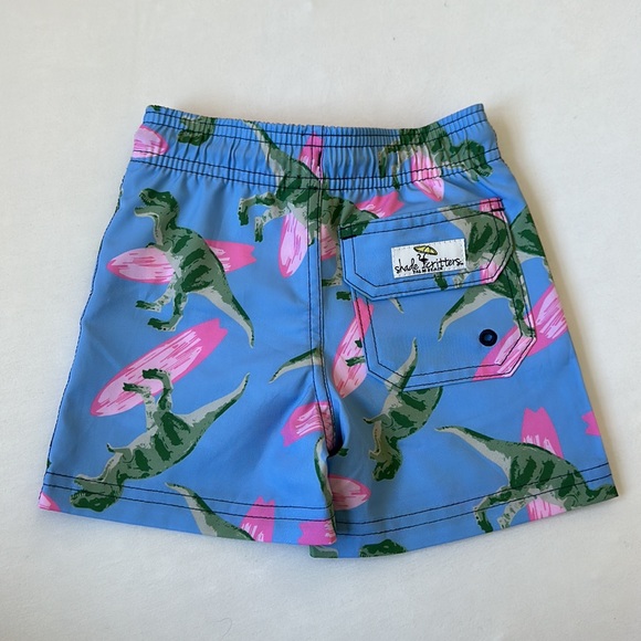 Shade Critters ‘Surfin Dino’ Boys 4 Way Stretch Swim Trunk 12-18 Months - Picture 3 of 3